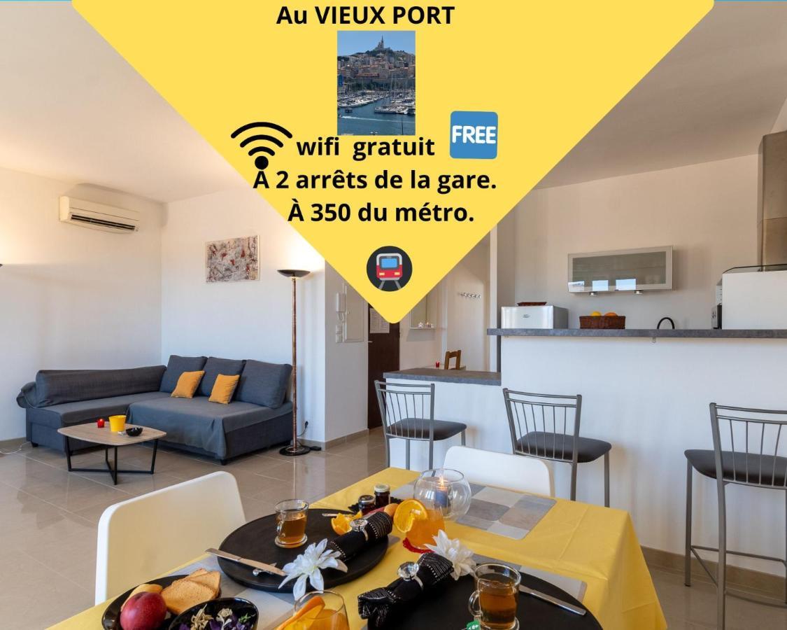 Appartamento Celebre Vieux Port, Marsiglia Esterno foto